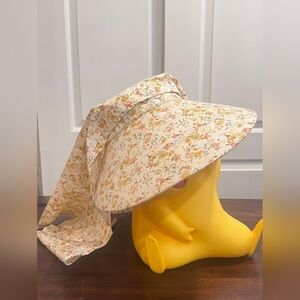 King Gibson - Women's Summer Visor Hat - Wide Brim - Neck Flap